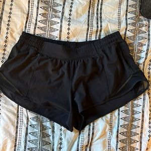 Black lululemon size 14 shorts